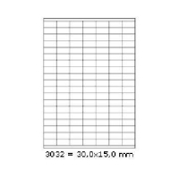 Etikety samolepiace 30x15mm /133ks na hrku 3032A