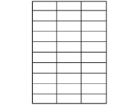 Etikety samolepiace 70x29,7mm /30ks na h�rku