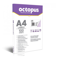 Etikety samolepiace OCTOPUS 105x75,24mm /100 hrkov - 8ks na hrku
