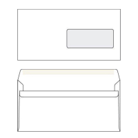 Ob�lka DL samolepiaca s okienkom /10ks