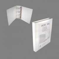 Zaklada� 4-kr��kov� prezenta�n�  D20 3,5cm biely