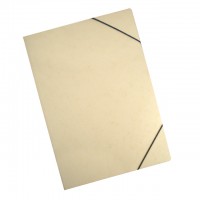 Odkladacia mapa s 3 chlop. s gum. prepan ivory