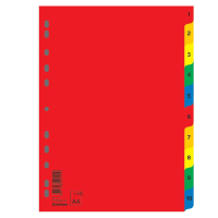 Rozradova plastov DONAU A4 1-10 farebn