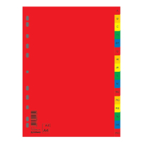 Rozradova� plastov� DONAU A4 A-Z farebn�