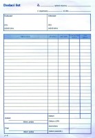 Dodac� list A4 s DPH samoprepis