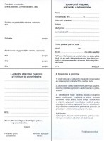 Zdravotn� preukaz pracovn�ka v potravin�ch A6