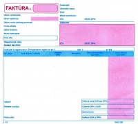 Fakt�ra 21x20 dvojfarebn� 100 listov