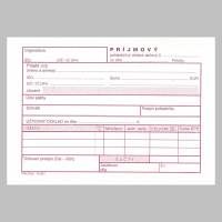 Pr�jmov� pokladni�n� doklad oby�ajn�,da�ov� A6 100listov, 10021