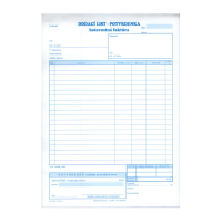 Dodac list A4 samoprepis 100 list. 101255