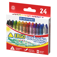 Voskovky 9531/24 trojuholn�kov� Ergo CENTROPEN