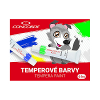 Temperov� farby Concorde 6 farieb 12ml A65328