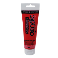 Akrylov farba D&R Graduate 120ml Cadmium Red Hue 500
