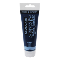 Akrylov farba D&R Graduate 120ml Indigo 127