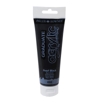 Akrylov� farba D&R Graduate 120ml Pearl Black 032