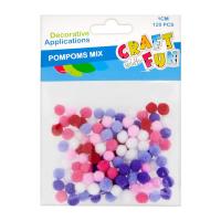 Hobby CraftFun pompom farebn 439300