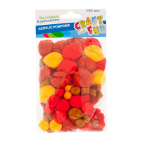Hobby CraftFun pompom farebn 441431