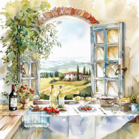 Papierov obrsky TI-FLAIR 33x33cm 3 vrstvov 3-73438FO