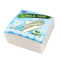 Papierov� obr�sky 1vrstvov� 33x33 L�NIA 100 biele