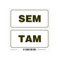 Etikety.informan na dvere SEM-TAM 10X5M 13403 PIKTOGRAM