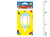 Tortov� svie�ky �islo  ''0'' d�hov�