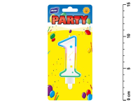 Tortov� svie�ky �islo ''1'' d�hov�