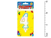 Tortov� svie�ky �islo  ''4'' d�hov�