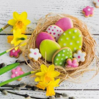 Papierov� obr�sky TI-FLAIR 33x33cm 3 vrstvov� 3-82050''H