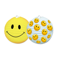 Lampion 25cm smiley mix MFP