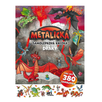 Samolepkov� kni�ka-metalick� Draky