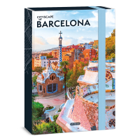 �kolsk� box A4 Cityscape Barcelona ARS UNA
