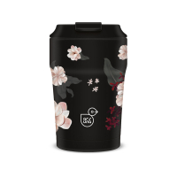 Termohrn�ek 350ml Flowery black ARS UNA