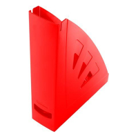 Stojan na �asopisy plast 75 mm, VICTORIA �erven�