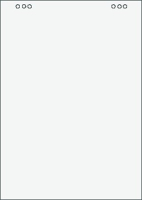 Papier na flipchart VICTORIA r68x98 5x20listov biely