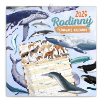 Rodinn plnovac kalendr Animalium 30x30 2026