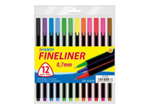 LINERY 0,7 mm FINELINER 12 far.TROJHRANN V PVC   6410748
