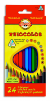 Pastelky 3134/24 trojhrann TRIOCOLOR