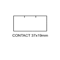 ETIKETY 37x19 BIELE CONTACT CENOVKY DO 2-RAD.KLIET BLITZ X44   V4733