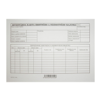 KARTA INVENT.HMOTN.A NEHMOTN.MAJETKU 10345