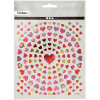 NLEPKY SMALL HEARTS 15x16,5 CM 1 LIST   29064