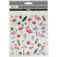 NLEPKY FLAMINGO, 1 LIST - 15x16,5 cm   29138