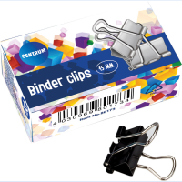 Klipy BINDER kovov 15mm/12ks CENTRUM 80173