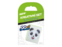 Kreatvny set samolepky panda 1042137
