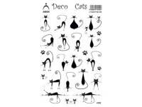 SAMOLEPKA DEKORAN 12x18 cm CATS     4192