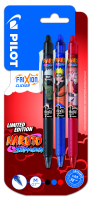 Pero gumovacie PILOT FRIXION CLICK NARUTO/3ks 0,7