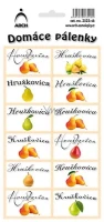 SAMOLEPKA DO DOMCNOSTI -HRUKOVICA 3 ETIKETY  3513-SK