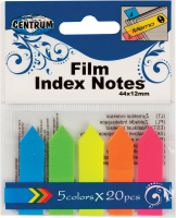 83506 INDEX 45x12 mm, NEON 5-far. x 20 ks 1/72