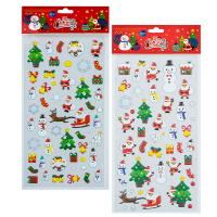 80954 NLEPKY DEKOR.PUFFY CHRISTMAS 23x30mm & 20x35mm MIX