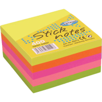 82212 SAMOLEP.BLOKY 76x76 mm, 5-far. NEON 1ks x 400 lstkov 12/72