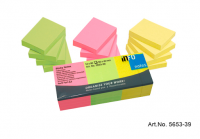 Bloky samolepiace GN 40x50 neon 12x80l